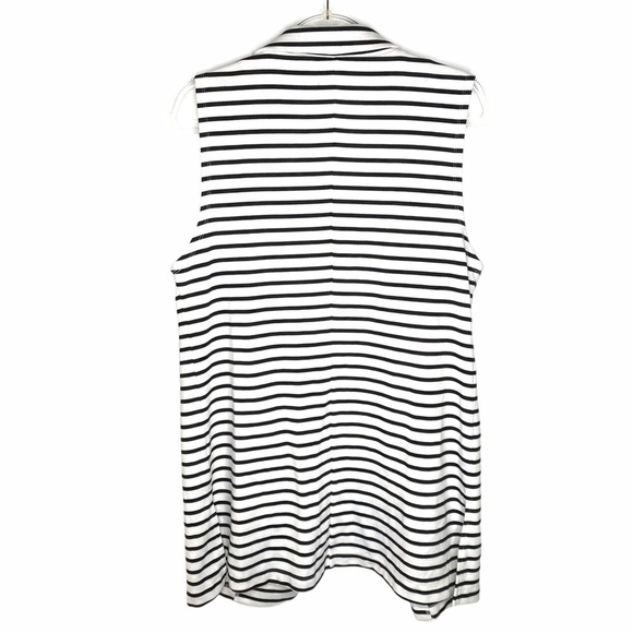 Olivia Sky striped Blazer Styled vest L - Picture 11 of 12